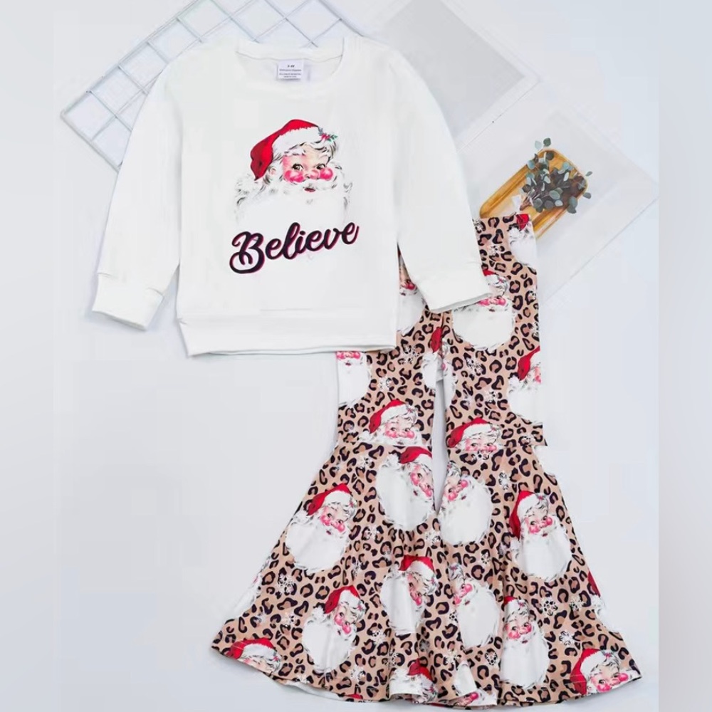 Believe leopard Santa set
